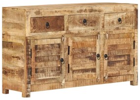 Credenza 110x30x65 Cm İn Legno Massello Di Mango /