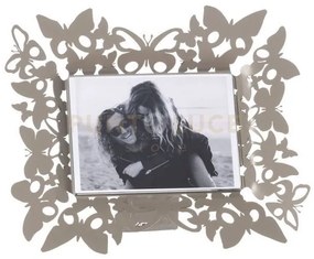 Portafoto di design farfalloso orizzontale sabbia