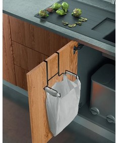 Organizer da cucina in acciaio appeso Galileo - Metaltex