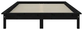Giroletto nero 120x200 cm in legno massello di pino