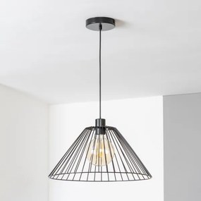 Brilagi - Lampada a sospensione LED su cavo CERIA WIRE 1xE27/40W/230V Ø 45 cm nero