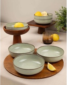 Ciotoline in set verde chiaro in porcellana 6 pz 75 ml – Hermia