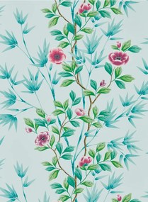 Harlequin Carta da parati Lady Alford - Sky/ Magenta