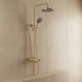 Set Doccia Rea Arcos brush gold