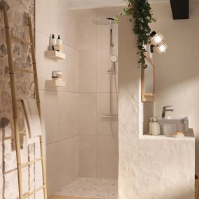 Colonna doccia con miscelatore Essential Sensea con rubinetto manuale cromo
