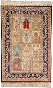 Hereke Tappeto orientale 80x120 Beige (Cina) Annodato A Mano
