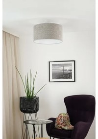 Brilagi - Lampadario a sospensione con filo BOUCLE ROLLER 1xE27/15W/230V diametro 45 cm grigio