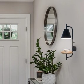 Rabalux 71293 - Applique con mensola AZOME 1xE27/15W/230V faggio