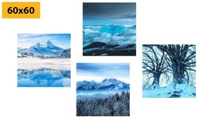 Set di quadri – Regno innevato