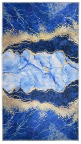 Tappeto blu/oro 140x80 cm - Vitaus