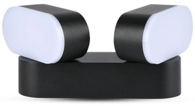 Applique da esterno a LED flessibile 2xLED/12W/230V IP65 nero
