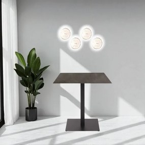 Applique LED JOKEY D28 cm in metallo e vetro decorato Trasparente
