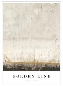 Dipinto 52x72 cm Golden Line – Malerifabrikken
