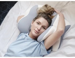 CONNECT IT CFH-6032-WH - Cuscino anatomico Gemini bianco/grigio