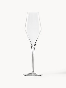 Set di 6 flute da champagne in cristallo Quadrophil