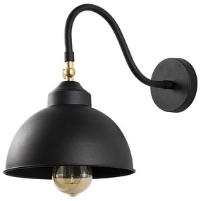 Lampada da parete in metallo nero Opviq luci Fotini - Opviq lights