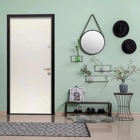 Porta blindata MASTER Square bianco L 85 x H 200 cm apertura destra