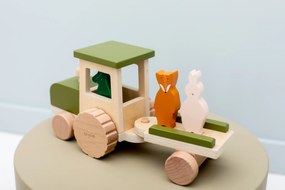 Trixie Trattore in legno con pianale