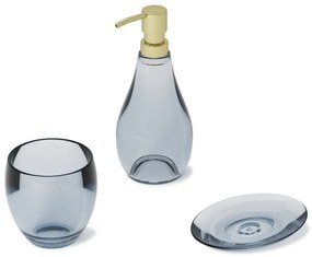 Dispenser di sapone in plastica blu Droplet - Umbra