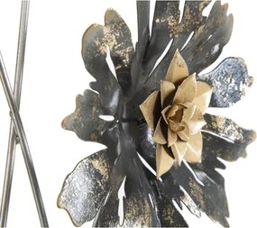 Pannello decorativo in ferro con designa fiori 35x5,5x88 cm Simply