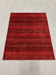 Loribaft Tappeto persiano 190 x 160 Rosso (Iran) Annodato A Mano