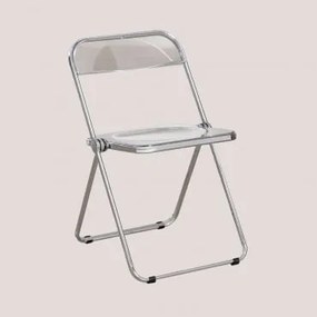 Sedia pieghevole metallica Kepko Style Trasparente - Sklum