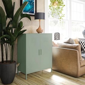 Armadio in metallo verde 40x102x80 cm Mission District - Støraa