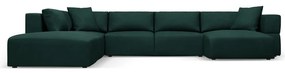 Angolo verde Divano a U, angolo sinistro Esther - Milo Casa