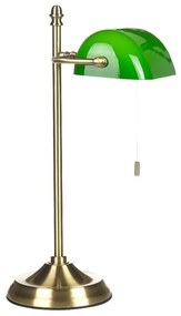 Lampada da tavolo metallo verde e oro 52 cm MARAVAL Beliani