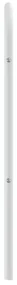 Testiera in metallo bianco 180 cm