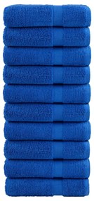 Asciugamani Da Bagno Solund 10 Pz Blu 100x150cm 600gsm /