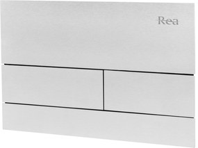 Pulsante per supporto set da incasso WC K011A-Q Rea T Brush Steel