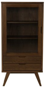 Vetrina marrone effetto rovere 72x145x36 cm A-Line - Actona