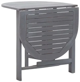 Tavolo da giardino grigio 120x70x74 cm legno massello di acacia
