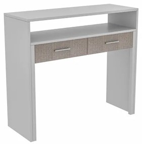Tavolo da lavoro 88x99 cm bianco/beige