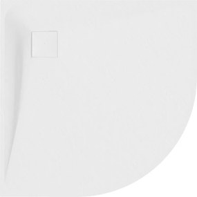 Mexen Bert piatto doccia semicircolare SMC 80 x 80 cm, bianco - 4KR108080