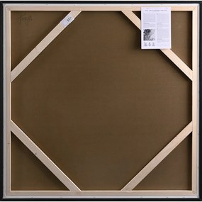 Quadro dipinto a mano 100x100 cm Playblack 1 - Malerifabrikken