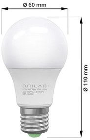 Lampadina LED ECOLINE A60 E27/10W/230V 3000K CRI 92 - Brilagi