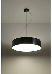 Lampadario a sospensione con filo ARENA 45 3xE27/60W/230V nero