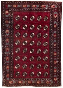 Tappeto 230x320 Rosso (Iran) Annodato A Mano