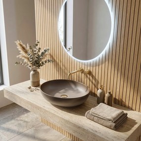 Lavabo da appoggio Rea Carola Ombre