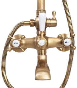 Set doccia REA BERGAMO antique bronze