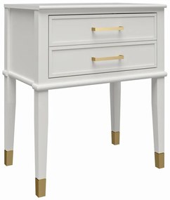 Comodino bianco Westerleigh – CosmoLiving by Cosmopolitan