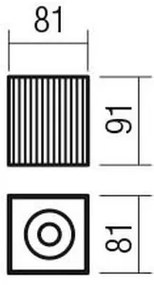 Redo 01-3407 - Faretto DELPHI 1xGU10/7W/230V bianco