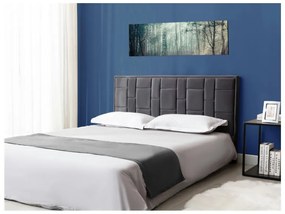 Testata 160 cm Velluto Grigio scuro - HERMINE