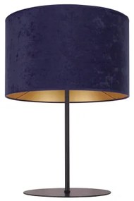 Duolla - Lampada da tavolo ROLLER 1xE14/15W/230V diametro 20 cm blu/oro