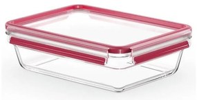 Tefal - Contenitore per alimenti 2 l MSEAL GLASS rosso/vetro