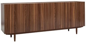 Credenza vintage 4 ante in legno scuro L180 cm SANAA