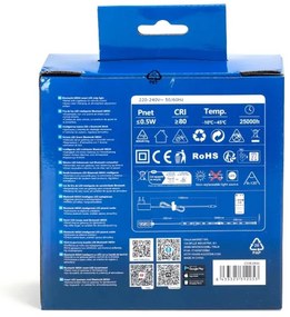 Aigostar - Striscia LED RGBW 5m MESH LED/24W/230V 2700-6500K + +TC