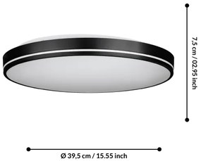 Eglo 75706 - Plafoniera LED dimmerabile LED/22W/230V 3000-6500K + tc